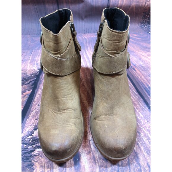 Sorel Joan Of Arctic Wedge II Waterproof Buckle Boots Booties Womens 6.5 (b8k) - Picture 3 of 10